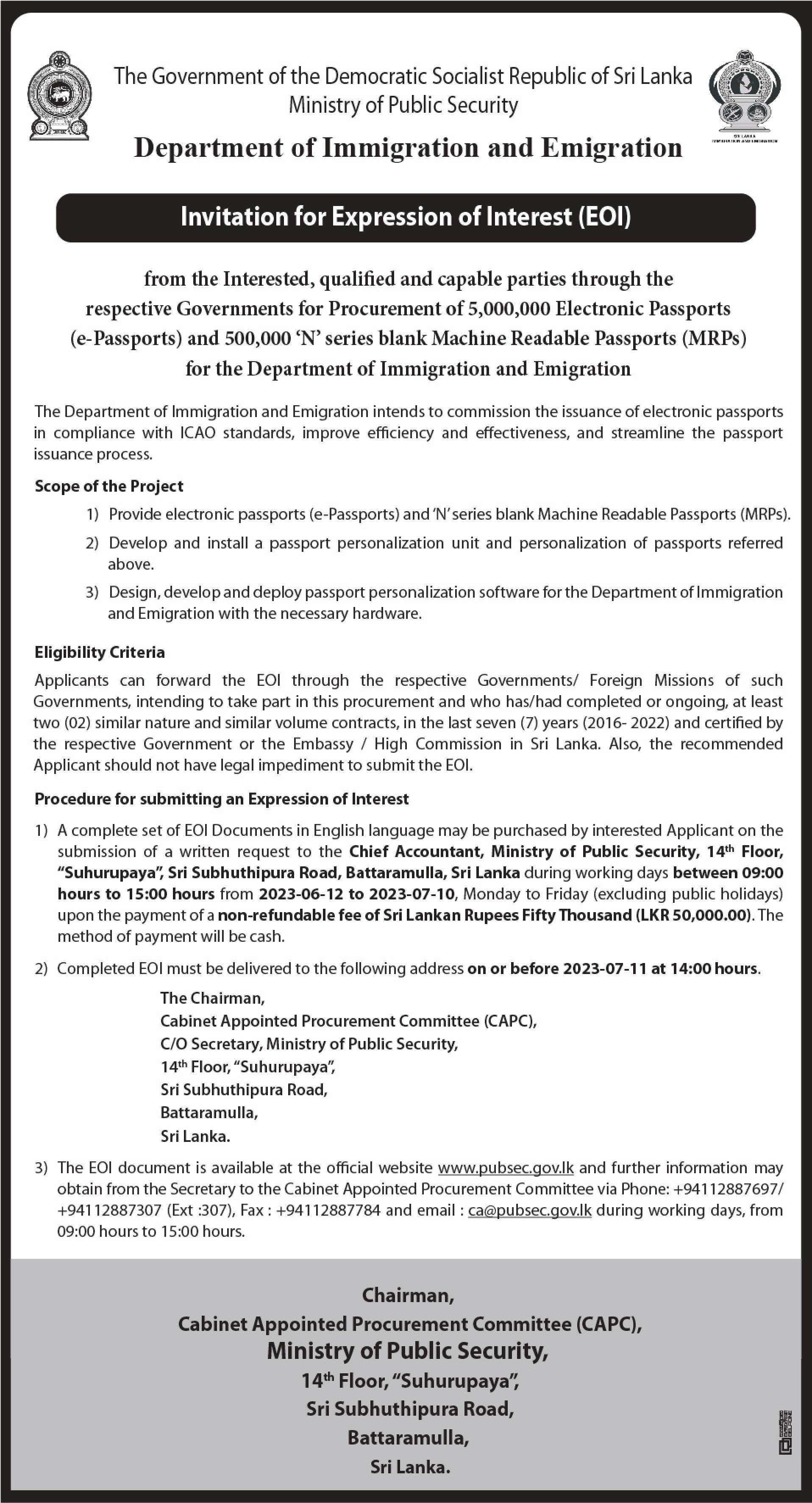Invitation for Expression of Interest Notice English 2023.06.12